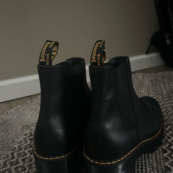 Dr. Martens Black Platform Ankle Boots - Picture 3 of 4